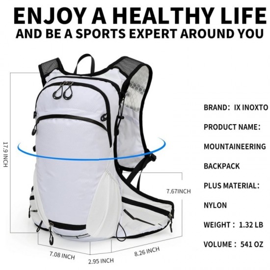 New outdoor cycling backpack, men's three-way bike, summer outdoor travel mountaineering bag, women's hiking camping backpack