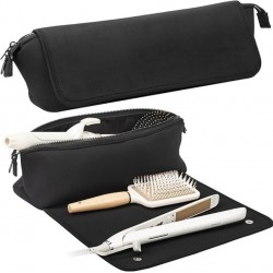 New direct-fired heating rod storage bag, outdoor travel portable insulated hair styling bag, hot-selling curling iron bag