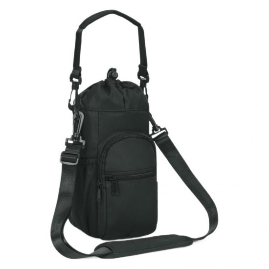 In stock new water bottle bag with shoulder strap, outdoor cup storage bag, handle, lock rope, anti-scalding and anti-drop water bottle bag