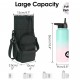 In stock new water bottle bag with shoulder strap, outdoor cup storage bag, handle, lock rope, anti-scalding and anti-drop water bottle bag