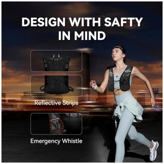 Cycling bag, breathable, ultra-lightweight, waterproof, fitness running bag, close-fitting vest bag, outdoor sports trail running water bladder bag