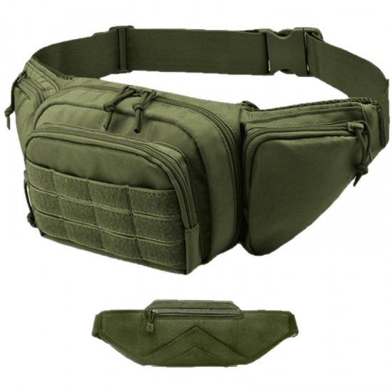 Outdoor tactical multi-functional storage waist bag, men's sports wilderness military enthusiast bag, invisible waist hanging mobile phone bag