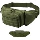 Outdoor tactical multi-functional storage waist bag, men's sports wilderness military enthusiast bag, invisible waist hanging mobile phone bag