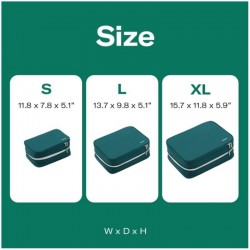 In stock durable double opening expandable tear-resistant water-repellent thick and thin clothing, underwear storage bag