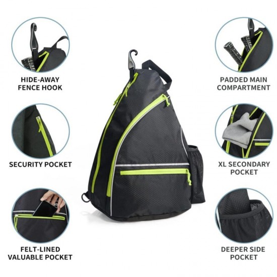 In stock Peak ball bag for men and women, adjustable strap bag with fence hook for Peak balls