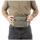 Men's multi-functional double-layer portable tactical waist bag, nylon water-repellent, adjustable waist belt, large capacity