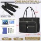 Large in-stock large capacity teacher handbag, laptop bag, women's briefcase, business commuting handbag