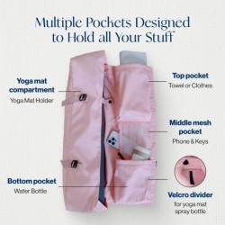 In stock new yoga bag, yoga mat back bag with adjustable mat strap, casual fitness bag, sports bag