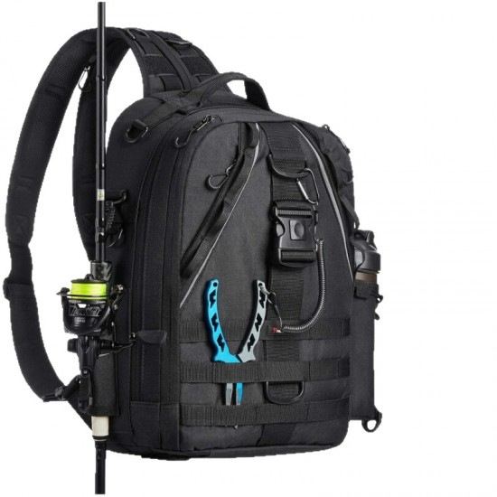 Outdoor tactical single/double shoulder backpack for men, urban commuting, quick-response assault, cycling, mountaineering, lure bag, crossbody bag