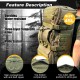 New multi-functional outdoor bag, travel sports bag, hiking trail running backpack, wear-resistant waterproof large mountaineering backpack