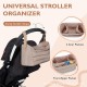 New in-stock diaper bag tote bag with stroller storage bag, large capacity baby bag with changing pad