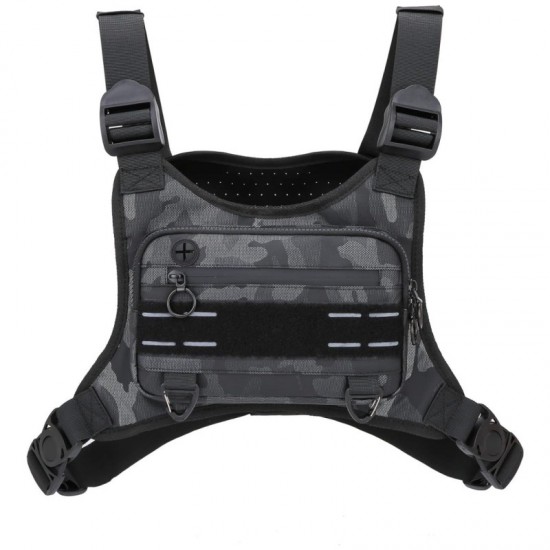 In stock men's tactical chest bag, tactical vest, outdoor sports cycling vest, multi-functional backpack