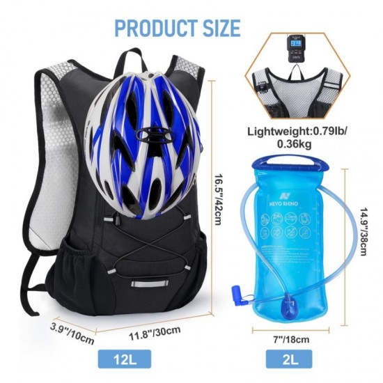New riding backpacks for men and women, off-road bicycles, double-shoulder helmets, lightweight outdoor hiking and mountaineering backpacks, foldable