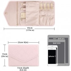 In stock waterproof jewelry bag, new foldable storage bag, fashionable cosmetic bag, jewelry bag, wholesale