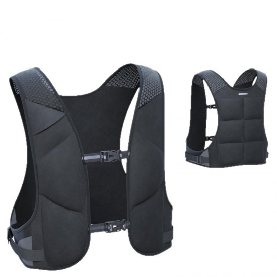 Adjustable weighted vest, soft and washable weighted vest suitable for strength training, running, fitness, walking