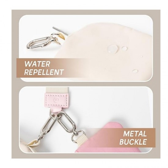 New LULU same style wrist coin purse, sports key pouch, portable card holder, bank card organizer