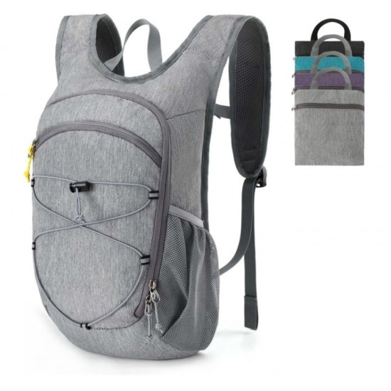 Outdoor bicycle water bladder backpack, large capacity, lightweight cycling bag, nylon hiking and mountaineering sports backpack