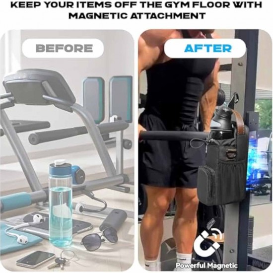 New in-stock hot-selling new waterproof gym bag with water bottle holder, portable fitness weekend exercise crossbody bag