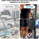 New in-stock hot-selling new waterproof gym bag with water bottle holder, portable fitness weekend exercise crossbody bag