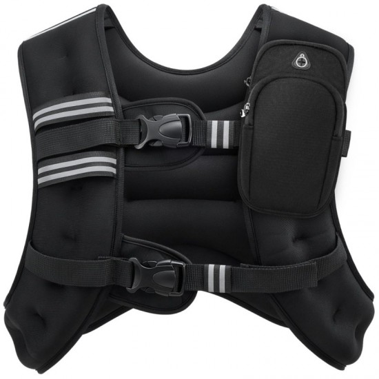 Weighted clothing with armbands, heavy-duty vests, fitness vests, running vests, reflective steel sandpaper