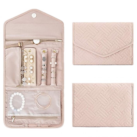 In stock waterproof jewelry bag, new foldable storage bag, fashionable cosmetic bag, jewelry bag, wholesale