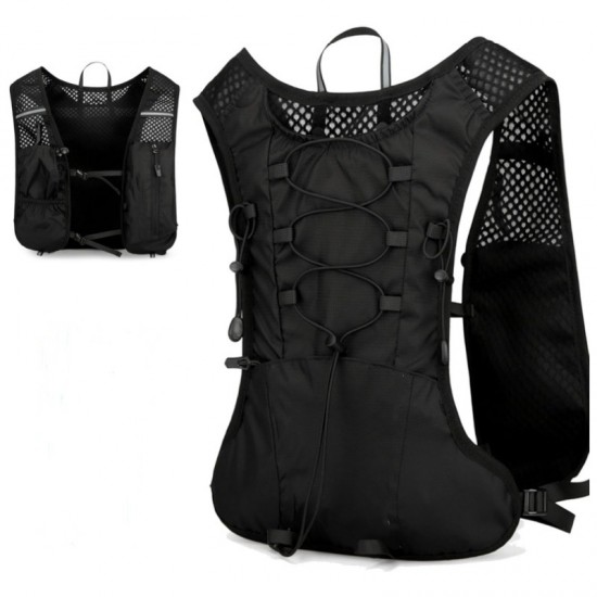 Cycling bag, breathable, ultra-lightweight, waterproof, fitness running bag, close-fitting vest bag, outdoor sports trail running water bladder bag