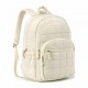 In stock laptop backpack, women's travel laptop backpack, quilted casual backpack, waterproof schoolbag