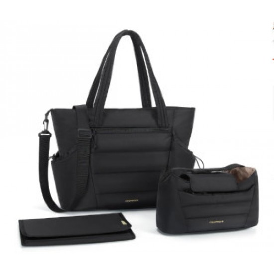 New in-stock diaper bag tote bag with stroller storage bag, large capacity baby bag with changing pad