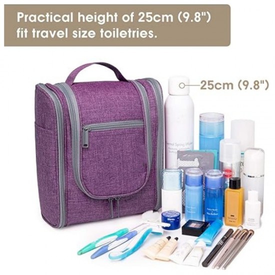 Toiletry bag, large capacity, storage, skin care product hanging, essential storage bag for business trips and travel