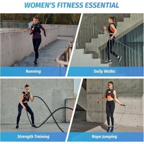 Weighted clothing with armbands, heavy-duty vests, fitness vests, running vests, reflective steel sandpaper