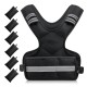Adjustable weighted fitness vests, close-fitting weighted gear suitable for aerobic exercise and strength training