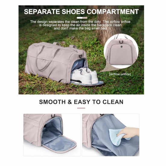 E-commerce men's and women's gym bag, sports luggage bag, waterproof travel portable dry and wet separation storage bag, portable