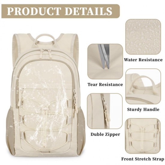 Women's and men's hiking backpack, 15 liter lightweight packable travel backpack, small travel backpack