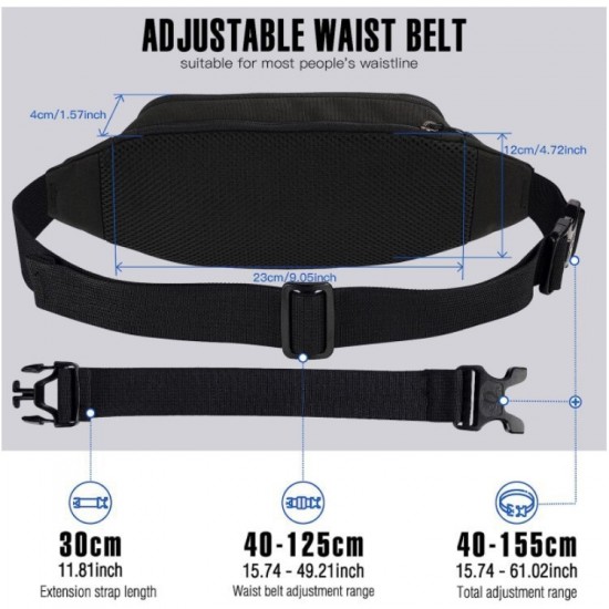 In stock new men's waist bag, outdoor multi-purpose waist bag, Korean style casual men and women waist bag, men's chest bag trendy