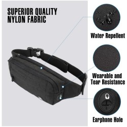 In stock new men's waist bag, outdoor multi-purpose waist bag, Korean style casual men and women waist bag, men's chest bag trendy