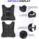 Adjustable weighted vest, soft and washable weighted vest suitable for strength training, running, fitness, walking