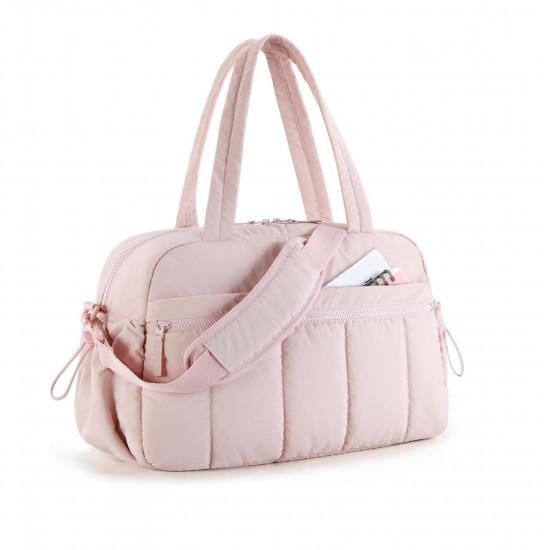 E-commerce women's handbag, travel bag, large capacity dry and wet separation waterproof sports gym bag, cotton-padded down bag