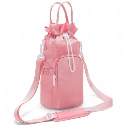 Hot-selling portable water bottle bag, insulated and refrigerated water bottle cover, foldable, multi-pocket opening, shoulder cross-body water bottle bag