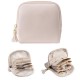 New small jewelry travel box with zippered jewelry bag, velvet jewelry storage bag
