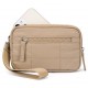 In stock hot-selling large capacity pleated square handbag, transparent PVC window coin purse clutch