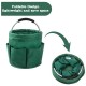 Foldable garden tool bag, garden tool storage bag with 6 pockets, garden tote bag