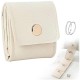 Portable simple compartment jewelry bag, mini jewelry bag for travel, jewelry earring ring storage bag