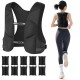 Adjustable weighted vest, soft and washable weighted vest suitable for strength training, running, fitness, walking