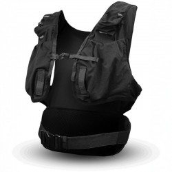 New foldable running vest, ultra-lightweight, breathable, multi-pocket performance vest suitable for runners