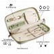 Fashionable portable jewelry travel bag for anti-tangling necklace, earring, ring, and bracelet storage during travel