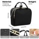 New flat opening travel makeup storage box, portable makeup box, with handbag