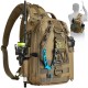 Outdoor tactical single/double shoulder backpack for men, urban commuting, quick-response assault, cycling, mountaineering, lure bag, crossbody bag