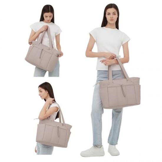 New tote bag, women's handbag, lightweight and portable travel bag, quilted shoulder bag, casual handbag