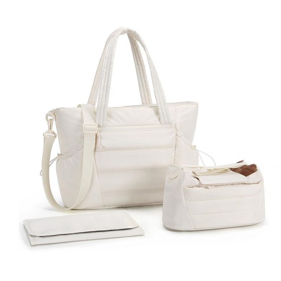 New in-stock diaper bag tote bag with stroller storage bag, large capacity baby bag with changing pad