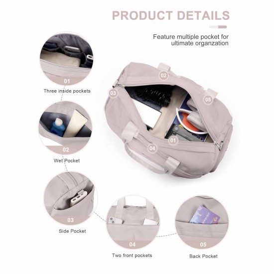 E-commerce men's and women's gym bag, sports luggage bag, waterproof travel portable dry and wet separation storage bag, portable